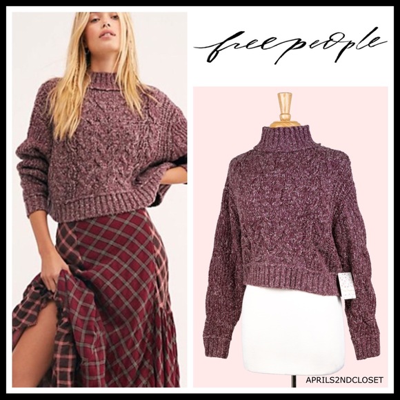 FREE PEOPLE BOHO PULLOVER CHUNKY KNIT SWEATER A2C - Picture 16 of 16